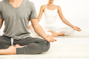 Man & Woman Meditating